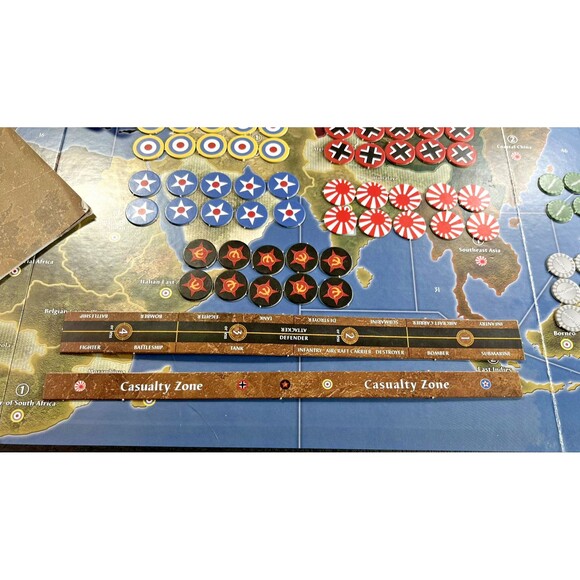 Axis & Allies 1941: The World Is At War WWII Strategy Board Game Avalon Hill - Picture 8 of 16